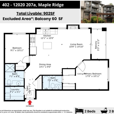 Photo 4 at 402 - 12020 207a Street, Northwest Maple Ridge, Maple Ridge Photo 4 at 402 - 12020 207a Street, Northwest Maple Ridge, Maple Ridge